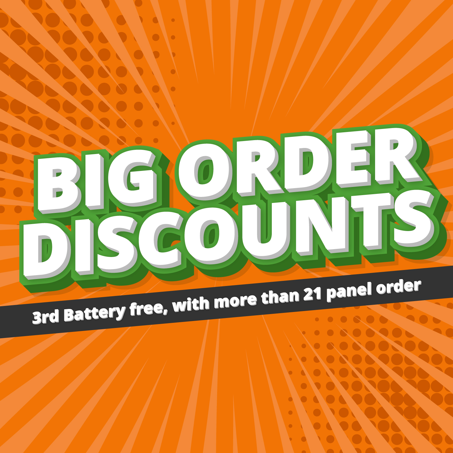 Big Order Discounts